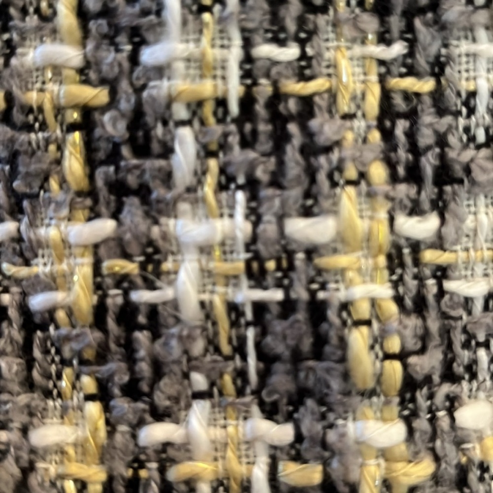 7th Avenue NY Co.Black,Gray, Gold.White & metallic Sleeveless Tweed Top Size XXL - Picture 9 of 12